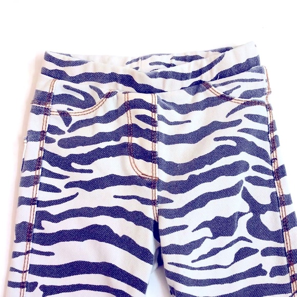 Zara Kids Zebra Print Jeggings, Size 5 - Picture 2 of 8